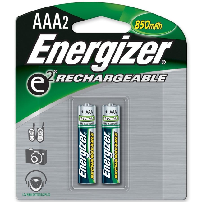Energizer AAA Rechargeable Nickel Metal Hydride Battery NH12BP-2