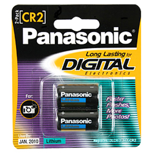 Panasonic CR2 Photo Lithium Battery Pack CR-2PA/2B
