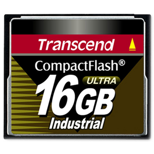 Transcend Information, Inc 16GB Indutrial CompactFlash (CF) Card - PIO Mode TS16GCF100I-P