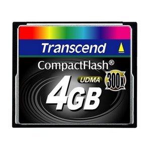 Transcend 4GB CompactFlash Card - 300x TS4GCF300
