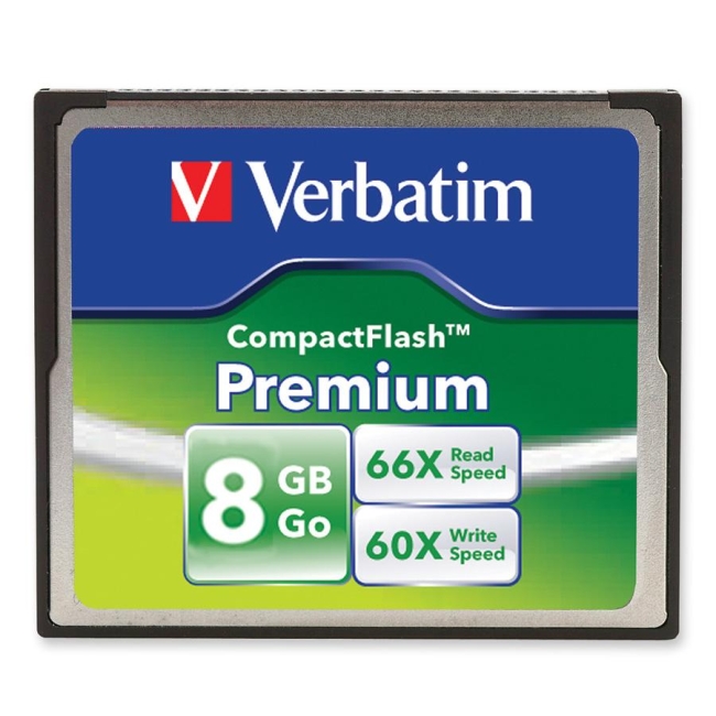 Verbatim 8GB Premium CompactFlash (CF) Card 96196