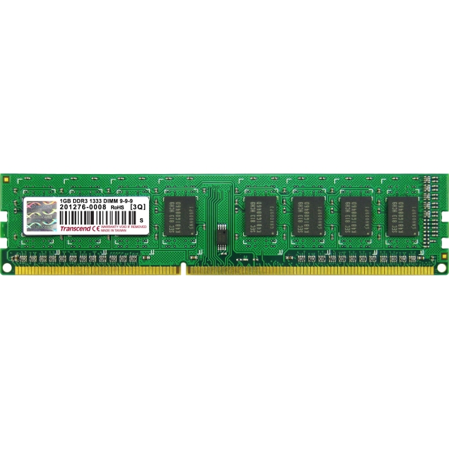 Transcend 1GB DDR3 SDRAM Memory Module TS128MLK64V3U