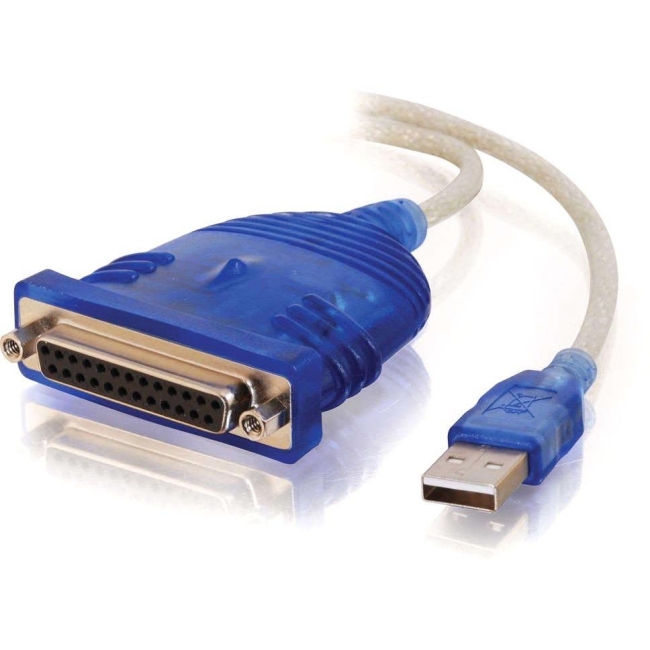 C2G USB to DB25 IEEE-1284 Parallel Printer Adapter Cable 16899