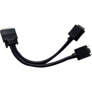 Matrox LFH60 to HD15 Dual-Monitor Cable Adapter CAB-L60-2XAF RGBOE9-E