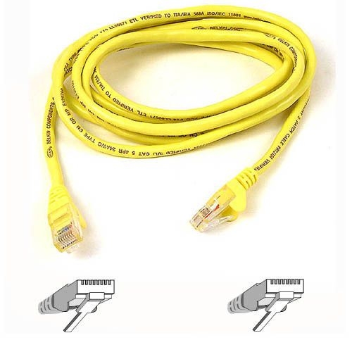 Belkin Cat5e Crossover Cable A3X126-50-YLW-M