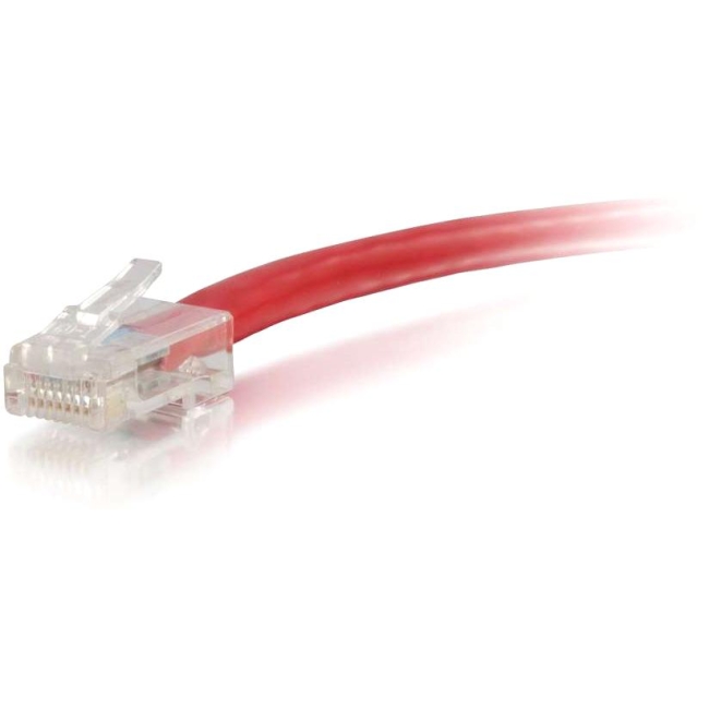 C2G 10 ft Cat5e Non Booted UTP Unshielded Network Patch Cable - Red 22693