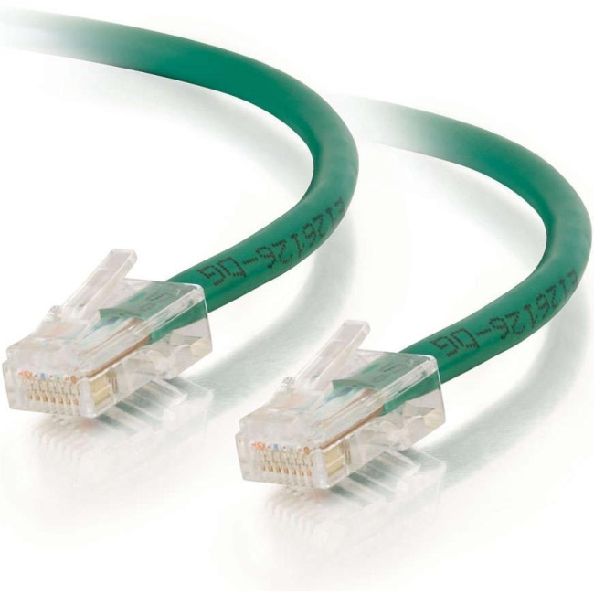 C2G 25 ft Cat5e Non Booted UTP Unshielded Network Patch Cable - Green 22704