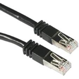 C2G 25 ft Cat5e Molded Shielded Network Patch Cable - Black 28695