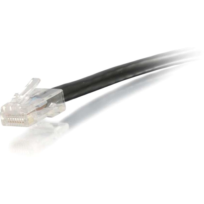C2G 14 ft Cat5e Non Booted UTP Unshielded Network Patch Cable - Black 22701