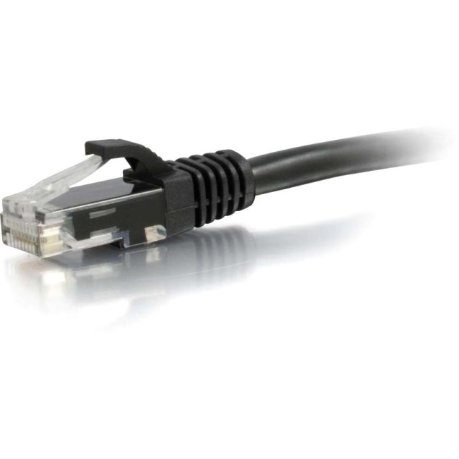C2G 25 ft Cat5e Snagless UTP Unshielded Network Patch Cable - Black 15222