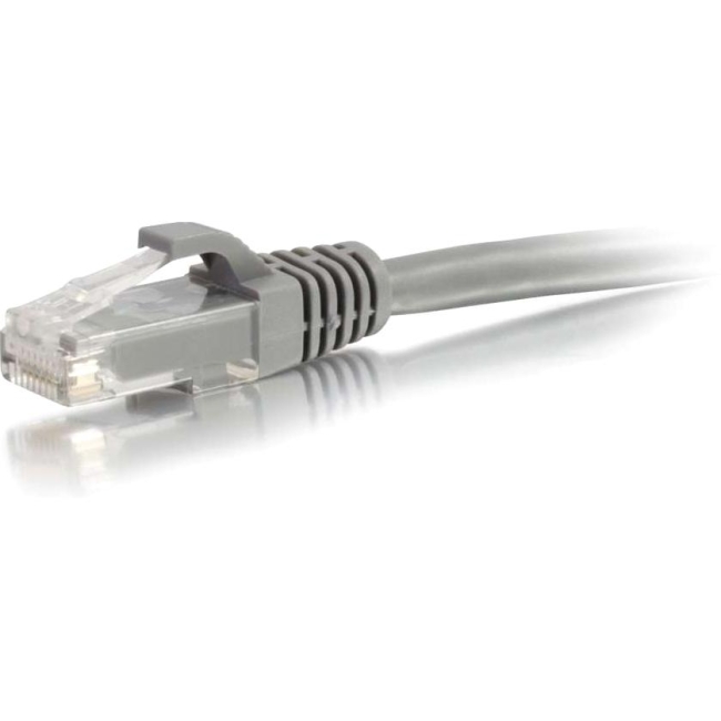 C2G 25 ft Cat5e Snagless UTP Unshielded Network Patch Cable - Gray 15211