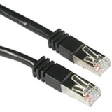 C2G 75 ft Cat5e Molded Shielded Network Patch Cable - Black 28705