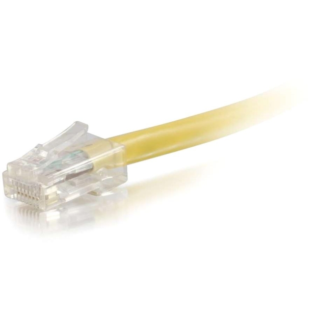 C2G 50 ft Cat5e Non Booted UTP Unshielded Network Patch Cable - Yellow 24397