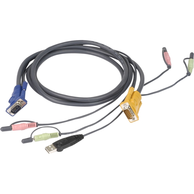 Iogear USB KVM Multimedia Cable G2L5302U