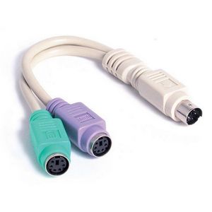 StarTech.com 6in PS/2 Keyboard Mouse Splitter Cable KYC1MF