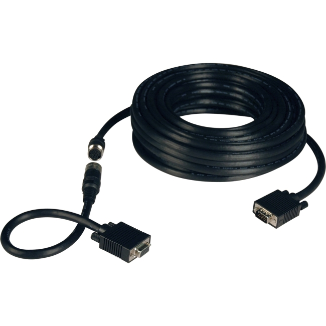 Tripp Lite Easy Pull All-in-One SVGA/VGA Monitor Extension Cable with Connectors P501-100
