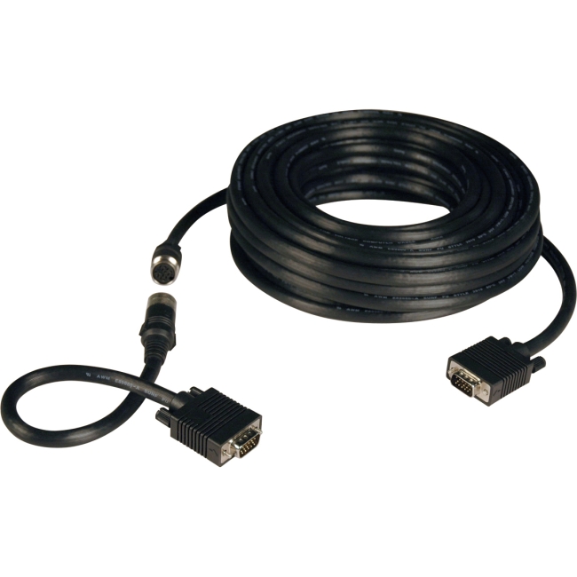 Tripp Lite Easy Pull All-in-One SVGA/VGA Monitor Cable with Connectors P503-100