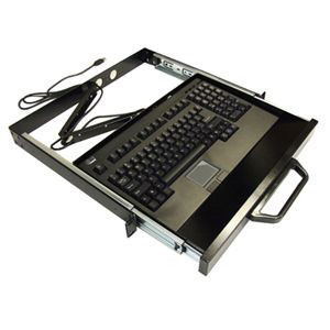Adesso 1U Rackmount Keyboard with Touchpad ACK-730UB-MRP ACK-730PB-MRP