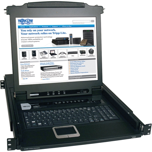 Tripp Lite NetDirector Rackmount LCD with KVM B020-008-17