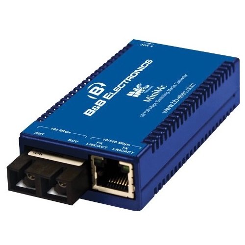 B+B Smallest, Most Reliable Switching Media Converter 855-10626