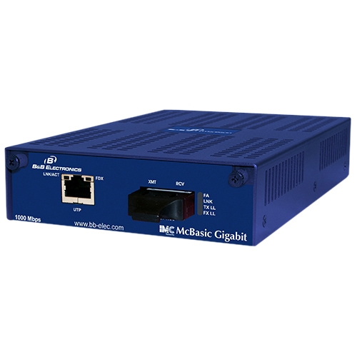 IMC McBasic Gigabit UTP to Fiber Media Converter 855-11914