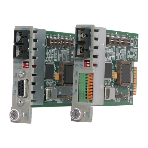 Omnitron iConverter Managed Serial RS-232 to Fiber Media Converter 8763-1 RS232