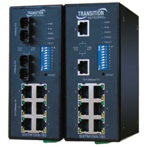 Transition Networks Fast Ethernet Industrial Converter Switch SISTM1013-162-LRT