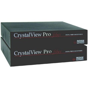 Rose Electronics CrystalView Pro Fiber DVI-USB Multimode KVM Extender CRV-SLDFMUDVI