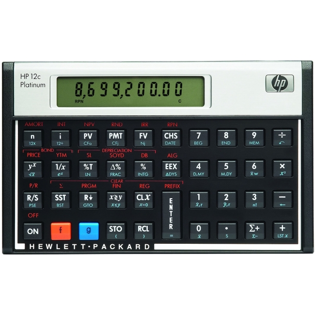 HP Financial Calculator F2231AA#ABA 12c Platinum