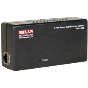 Transition Networks MiLAN EmPowered Ethernet Power over Ethernet Injector MIL-L100I-NA MIL-L100i