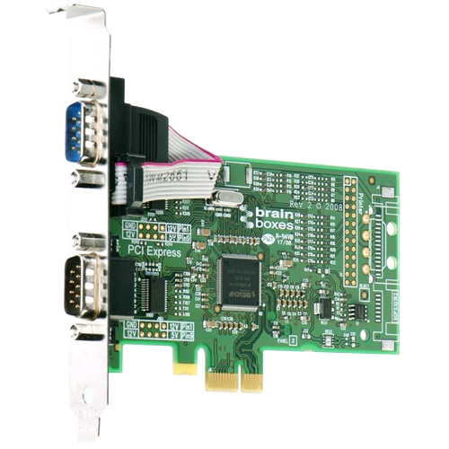 Brainboxes 2-Port PCI Express Serial Adapter PX-257-001 PX-257