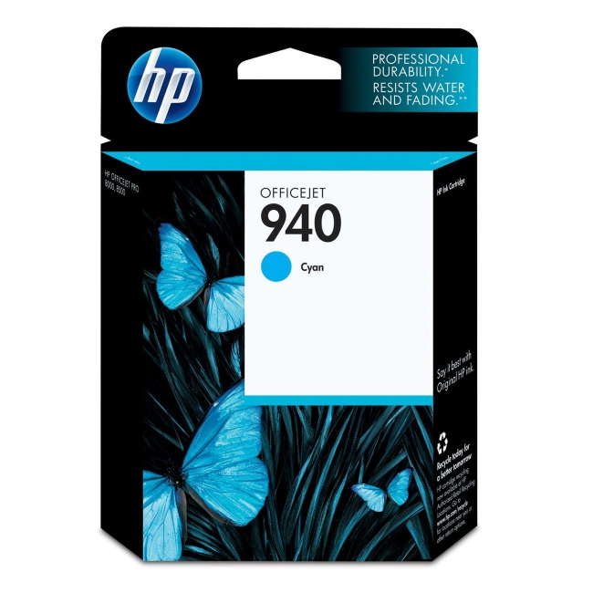 HP Cyan Ink Cartridge C4903AN#140 940