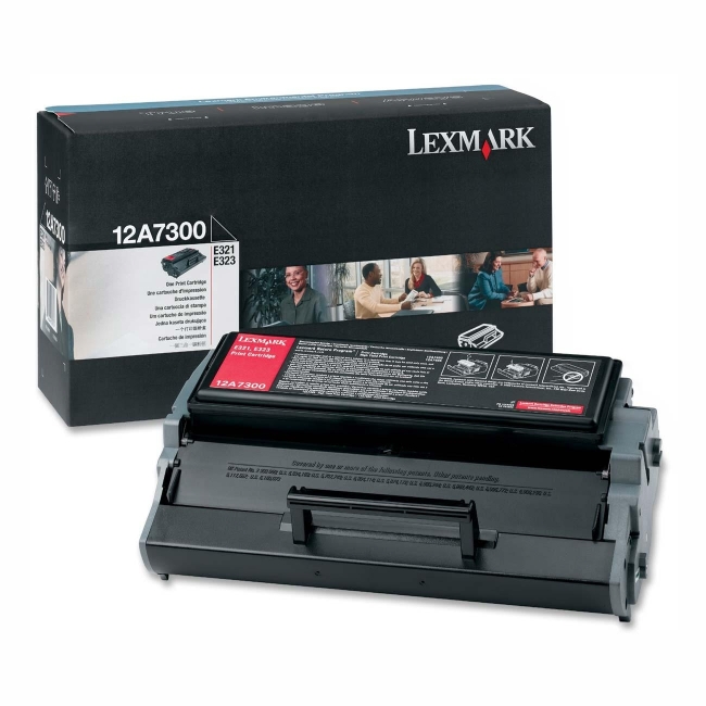 Lexmark Black Toner Cartridge 12A7300