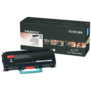 Lexmark High Yield Black Toner Cartridge X463H21G