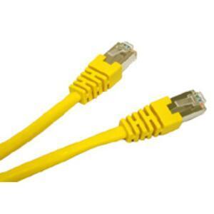 C2G 25 ft Cat5e Molded Shielded Network Patch Cable - Yellow 27268