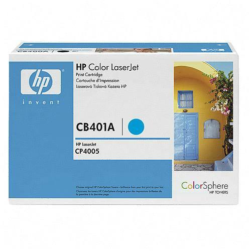 HP Cyan Toner Cartridge for LaserJet CP4005 Series Printers CB401A HEWCB401A