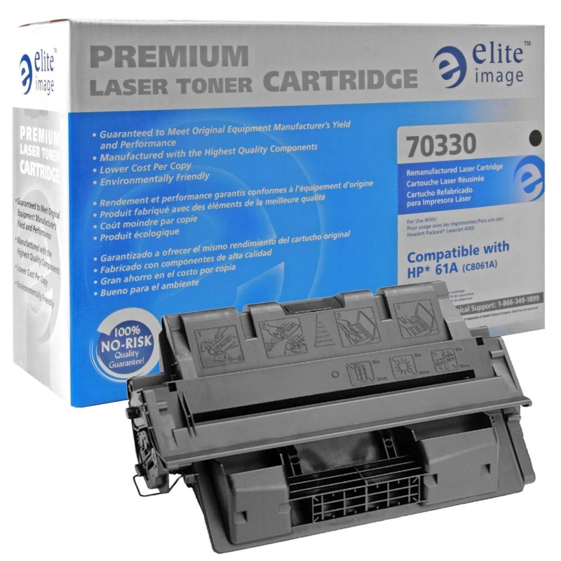 Elite Image Black Toner Cartridge For HP LaserJet 4100 and 4100MFP Series 70330 ELI70330