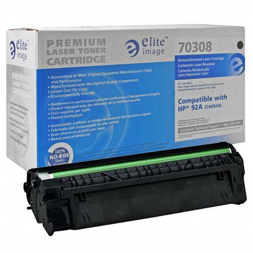 Elite Image Black Toner Cartridge For HP LaserJet 1100 Series and 3200 Printer-Fax-Copier-Scanner 70308 ELI70308