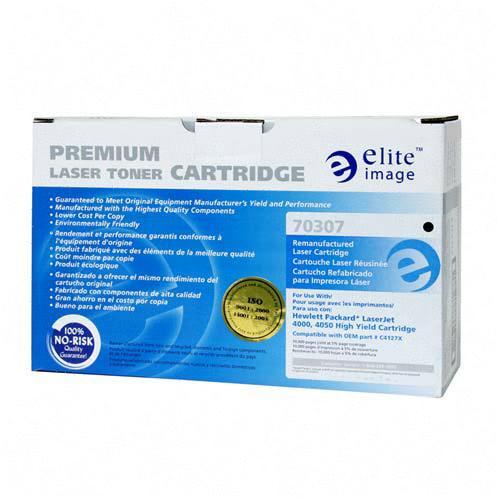 Elite Image Black Toner Cartridge For HP LaserJet 4000 and 4050 Series Printers 70307 ELI70307