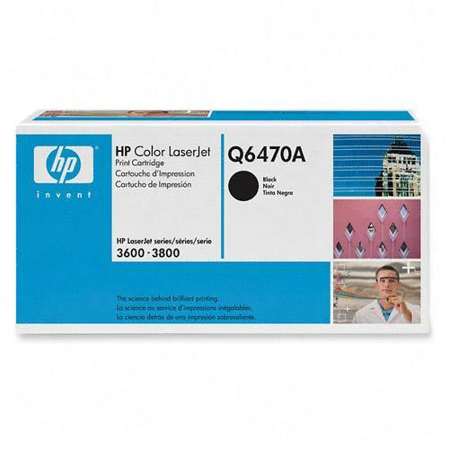 HP Black Toner Cartridge Q6470A HEWQ6470A