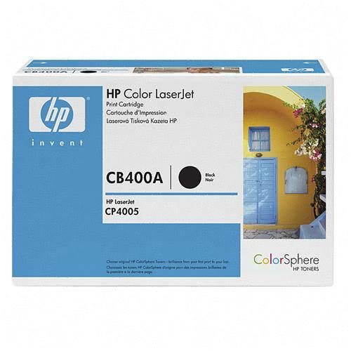 HP Black Toner Cartridge For LaserJet CP4005, CP4005n and CP4005dn Printers CB400A HEWCB400A