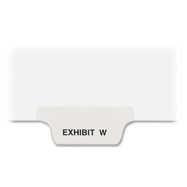 Avery Individual Bottom Tab Legal Exhibit Dividers 12396 AVE12396