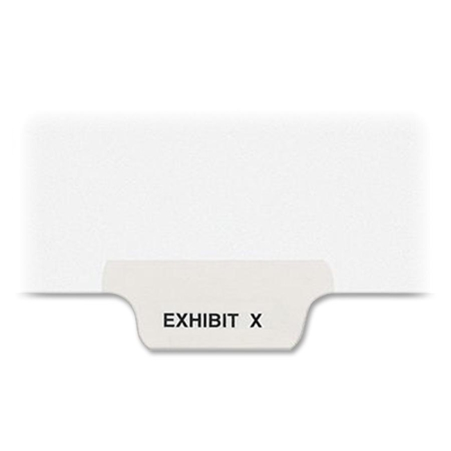Avery Individual Bottom Tab Legal Exhibit Dividers 12397 AVE12397
