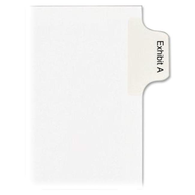 Avery Legal Exhibit Index Divider 82107 AVE82107