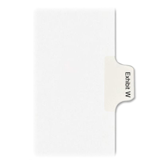 Avery Legal Exhibit Index Divider 82129 AVE82129