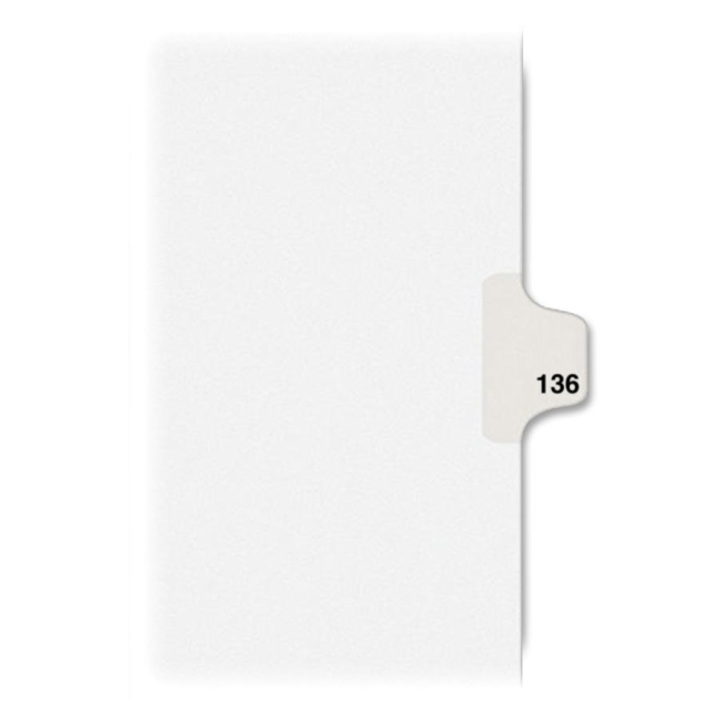 Avery Individual Side Tab Legal Exhibit Dividers 82352 AVE82352