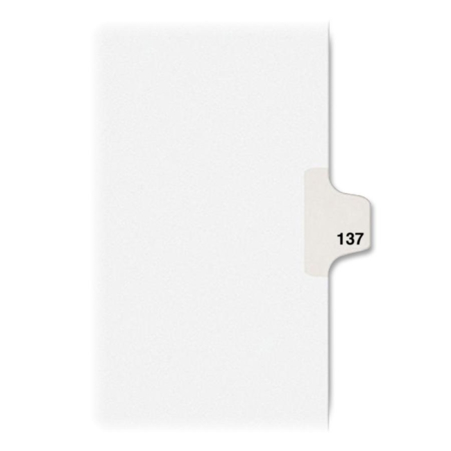 Avery Individual Side Tab Legal Exhibit Dividers 82353 AVE82353