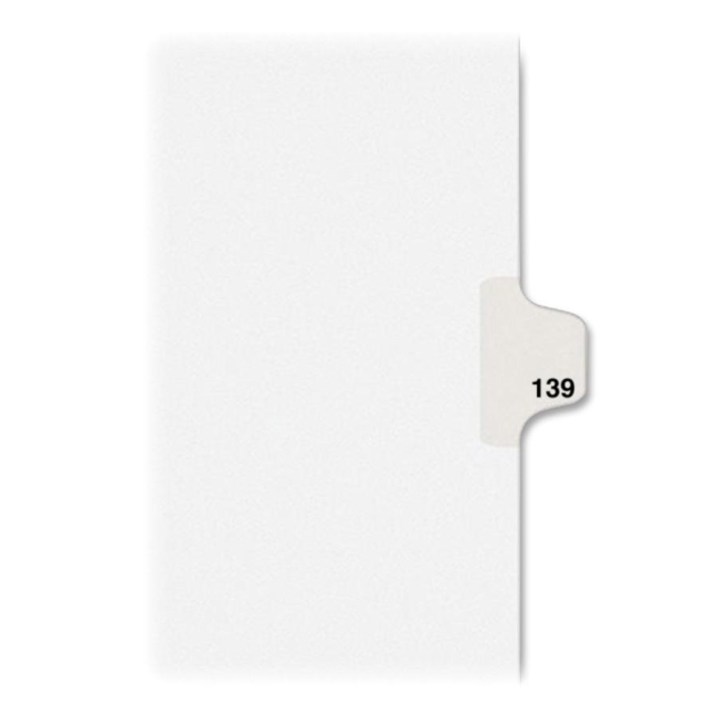 Avery Individual Side Tab Legal Exhibit Dividers 82355 AVE82355