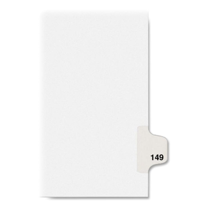 Avery Individual Side Tab Legal Exhibit Dividers 82365 AVE82365