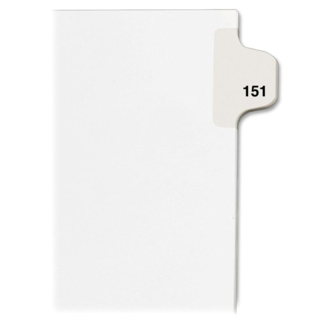 Avery Individual Side Tab Legal Exhibit Dividers 82367 AVE82367